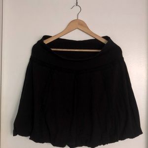 Calvin Klein Jeans WOMENS Black Lace Ruffle Skater Skirt